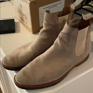 New Republic Suede Chelsea chukka Boot tan sz12
